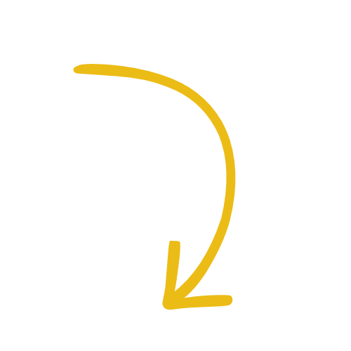 Pfeil gelb nach links